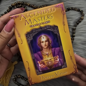 Ascated Masters Orakel Karten von Doreen Virtue, 44 Karten Deck mit begleitenden Anleitungsbuch und Original Box - GEBRAUCHT