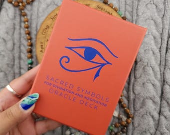 Sacred Symbols Oracle Deck Cards 50 Card Complete Deck 3rd Edition Artist + Intuitive Marcella Kroll