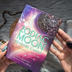 Zodiac Moon Reading Cards Celestial Guidance At Your Fingertips von Patsy Bennett, 36 Karten Deck mit Begleitbuch und Box - GEBRAUCHT