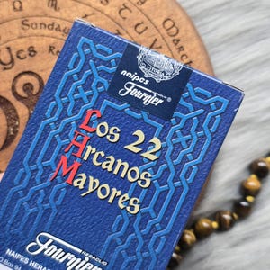 Tarot De Marseille Los 22 Arcanos Mayores, 22 card tarot deck with guide sheet and original box- USED