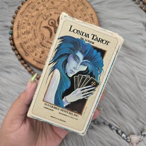 Londa Tarot by Londa, 78 card tarot deck with little white book and box - USED