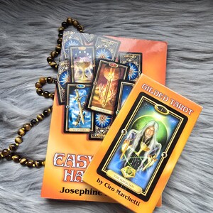 Tarot Dorado de Ciro Marchetti, baraja de tarot de 78 cartas con guía complementaria y caja - USADO