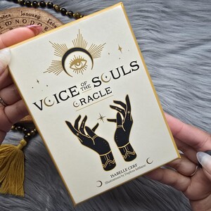 Voice of the Souls Oracle van Isabelle Cerf, kaartspel van 42 met bijbehorende gids en originele doos - GEBRUIKT