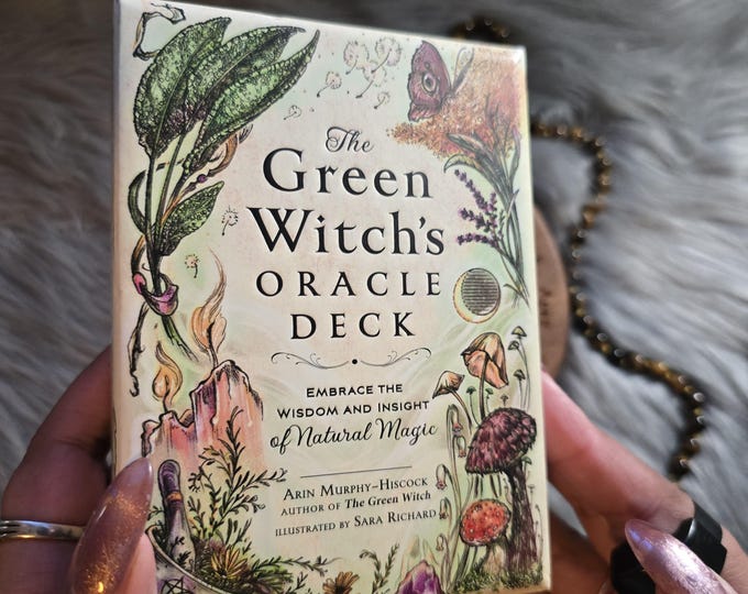 The Green Witch's Oracle Deck by Arin Murphyhiscock, 50 Card
