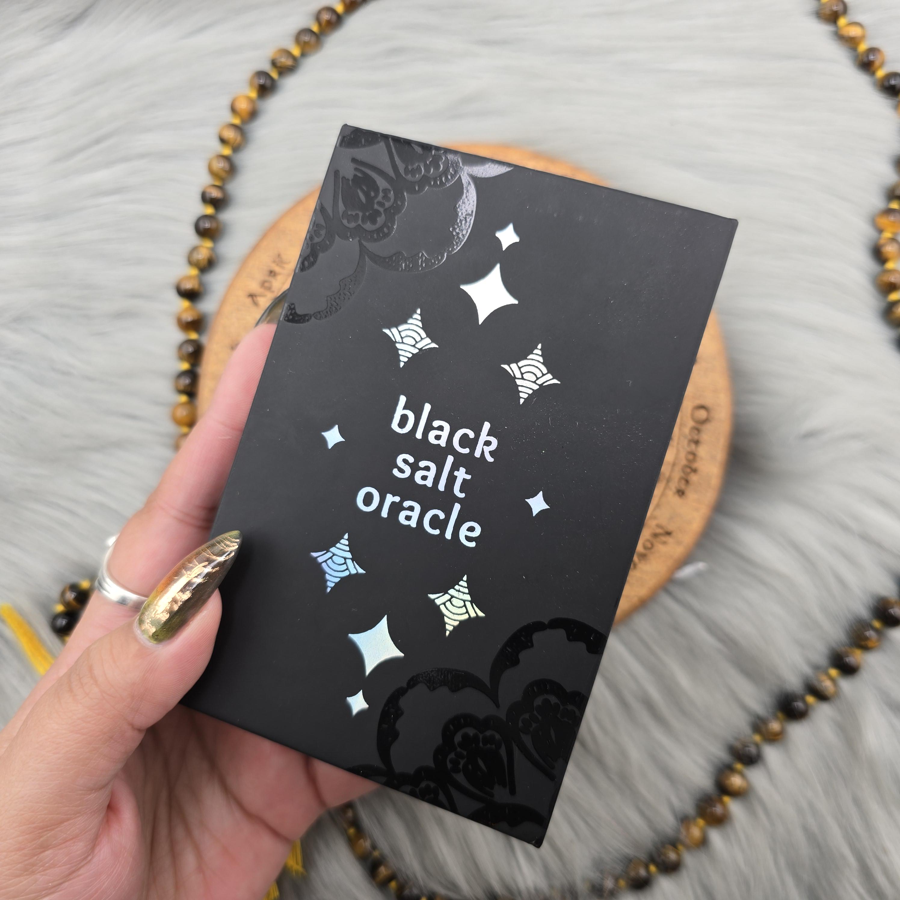 Black Salt Oracle by Logan Townsend, 56 Card Oracle Deck With