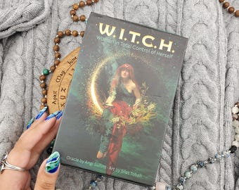 W.I.T.C.H. Woman In Total Control of Herself Oracle Cards 44 Card Complete Deck 2023 Angi Sullins