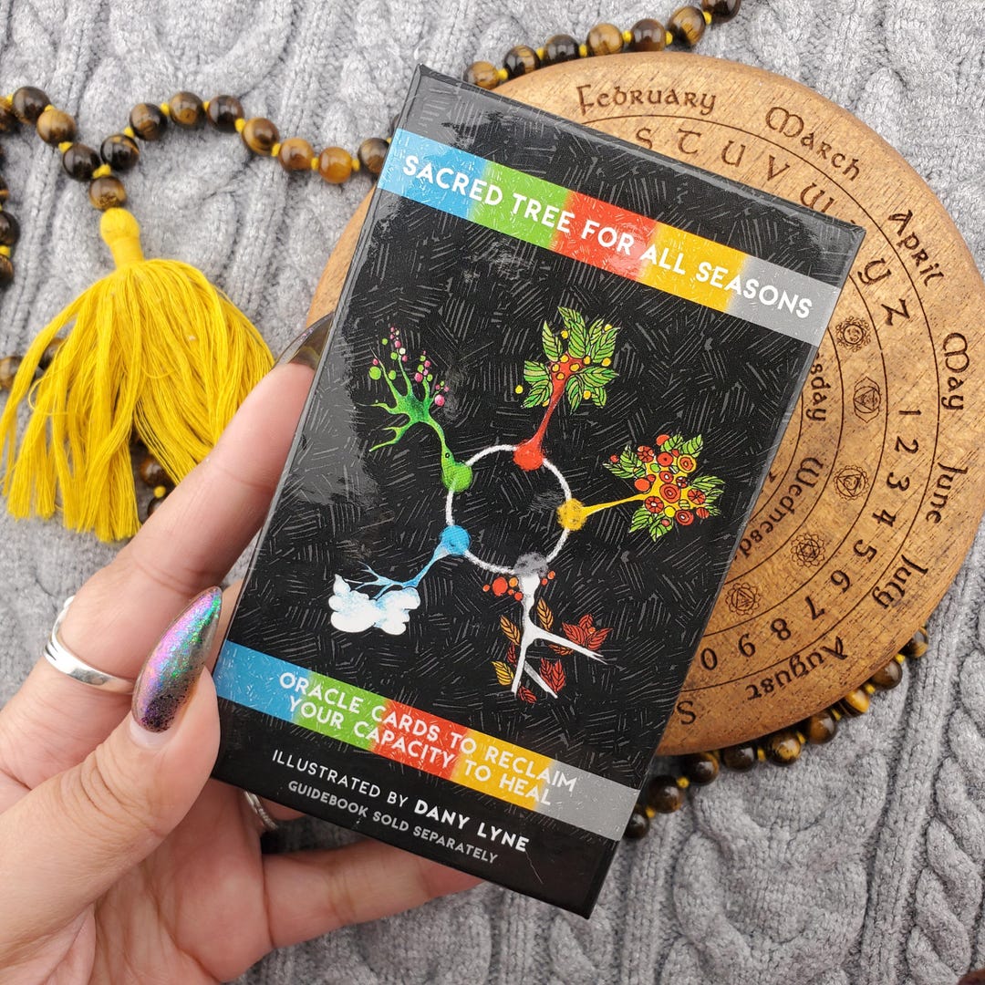 Sacred Tree for All Seasons Oracle by Dany Lyne. 60 Card Oracle Deck ...