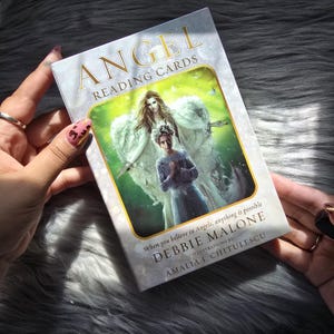Angel Reading Cards van Debbie Malone, kaartspel van 36 kaarten met bijbehorende gids en originele doos - GEBRUIKT