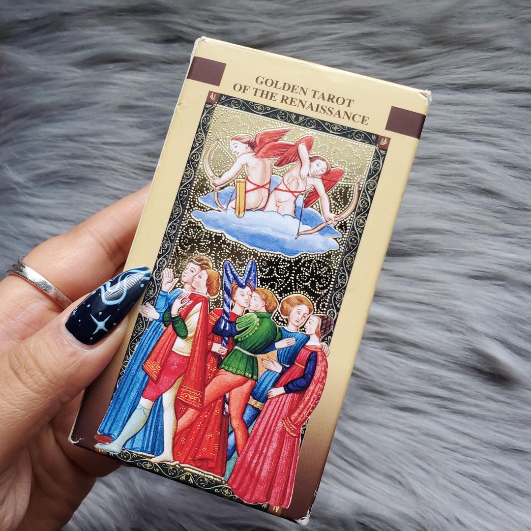 Golden Tarot of the Renaissance by Pietro Alligo, 78 Card Tarot Deck ...