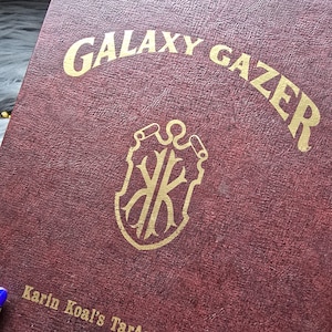 Juego Galaxy Gazer, baraja de tarot de 78 cartas con guía complementaria y caja - USADO