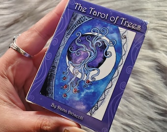 The Tarot of Trees by Dana Driscoll, 78 card tarot deck with original box, no guidebook