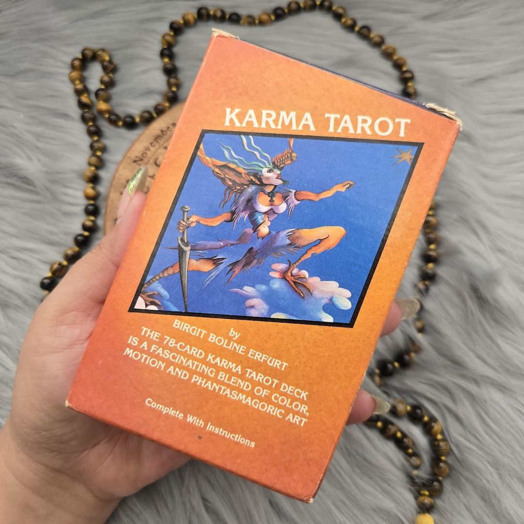 当時物 新品 タロットカード ベルギー製 KARMA TAROT カルマタロット 当時物 新品 タロットカード ベルギー製 KARMA TAROT カルマタロット