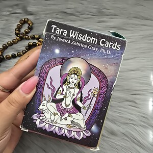 Tara Wisdom Cards door Jessica Zebrine Gray, Ph.D., tarotdeck van 78 kaarten met bijbehorende gids en doos - GEBRUIKT