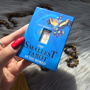 The Smallest Tarot In The World van Antonio Lupatelli, tarotdeck van 22 kaarten met begeleidende gids en doos - nieuw