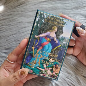 The Victorian Romantic Tarot by Alex Ukolov Karen Mahony, 81 card tarot deck with little white book and box