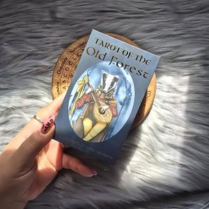 Tarot of the Old Forest van Mort Sparrow, tarotdeck van 80 kaarten met bijbehorende gids en doos - GEBRUIKT