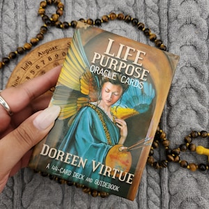 Life Purpose Oracle Cards 44 Card Complete Deck Doreen Virtue With Guidebook