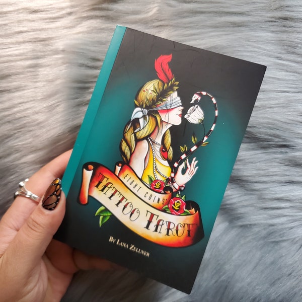 Eight Coins' Tattoo Tarot by Lana Zellner, Reference book for Eight Coins' Tattoo Tarot