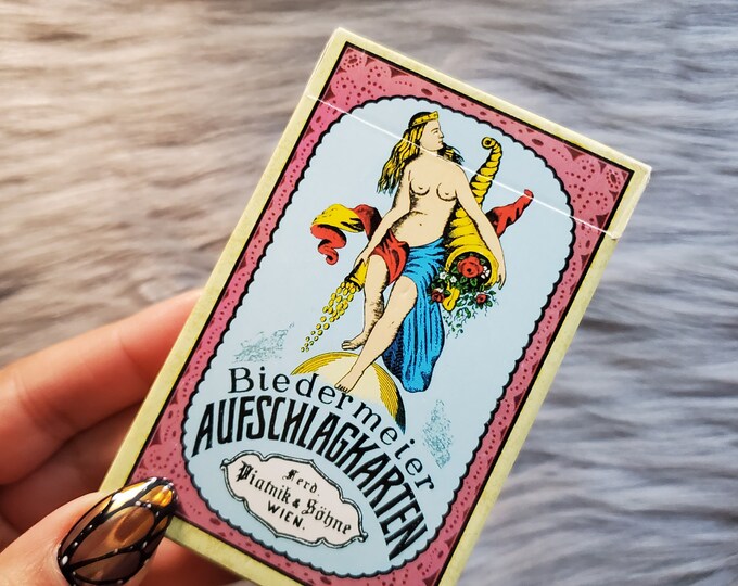 Jeu De Tarot Vintage Piatnik 1986 - Cartes Biedermeier, Style Rétro, Fabriqué En Autriche