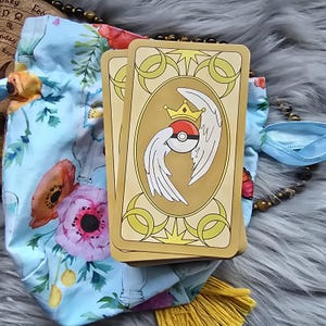 Poketarot met uitbreidingskaarten, 200+ kaartendeck met tas, geen gids - GEBRUIKT