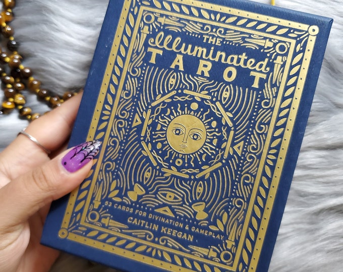 The Illuminated Tarot by Caitlin Keegan, 53 Card Tarot Deck With