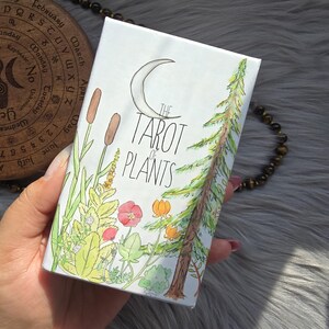 Tarot de las Plantas Edición Solar, baraja de tarot de 78 cartas con guía y estuche - USADO