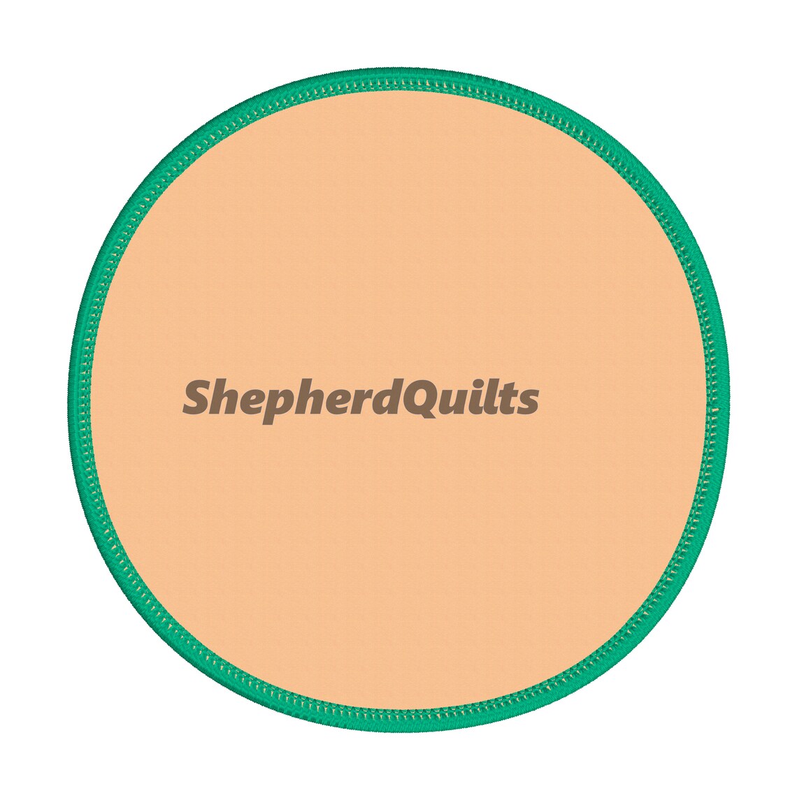 Blank Circle Embroidery Design Professional Patch Outline Etsy