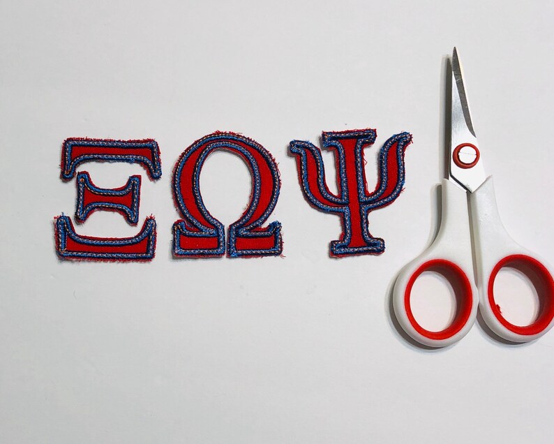 Four Inch Patch Sew On Patch Custom Patch Sorority Letter Greek Iron On Letters Backpack Patch Iron On Patch College Iron On Applique
