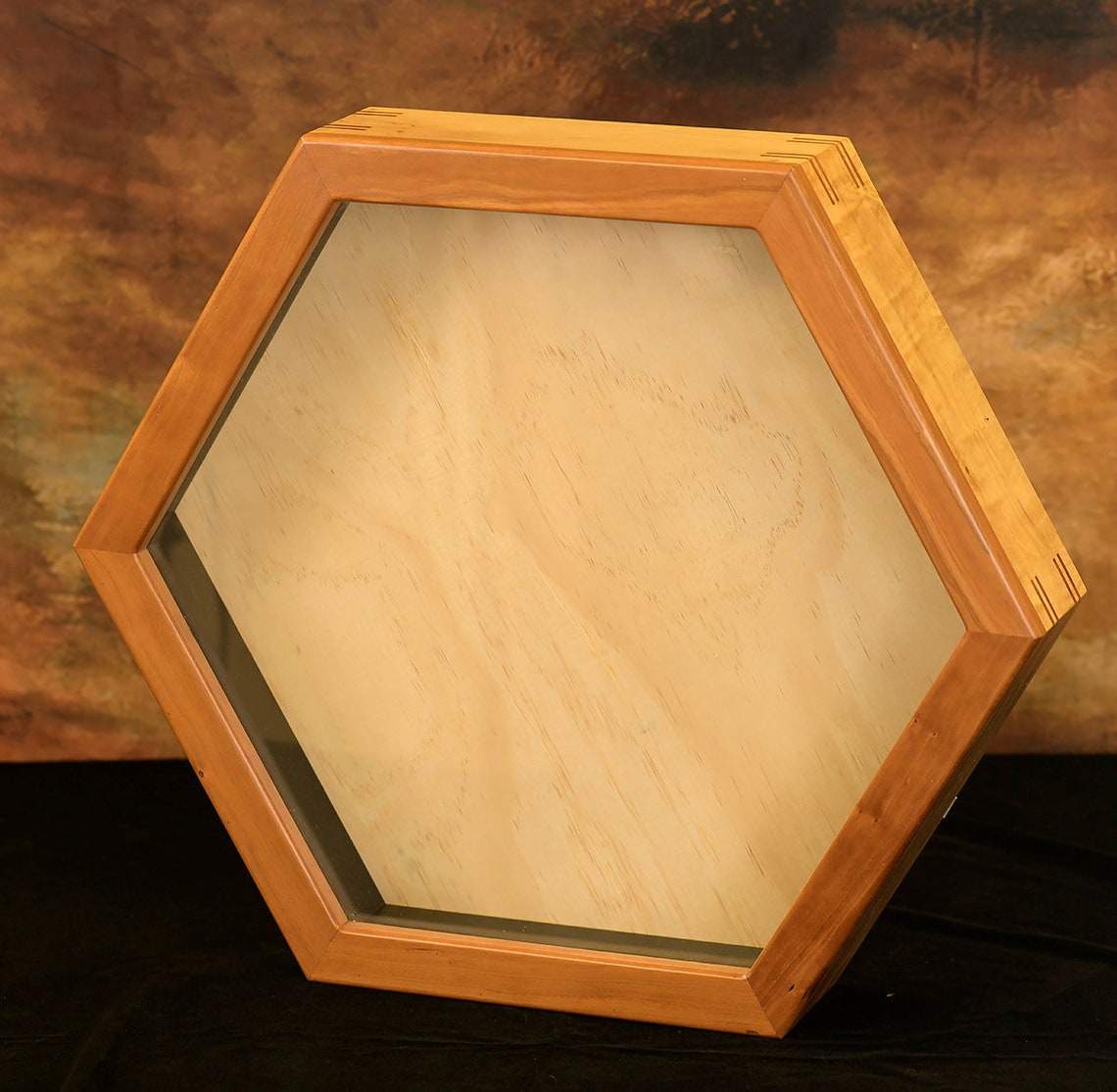 Shadow Box 20 Hexagon High Quality Handmade Framed Etsy