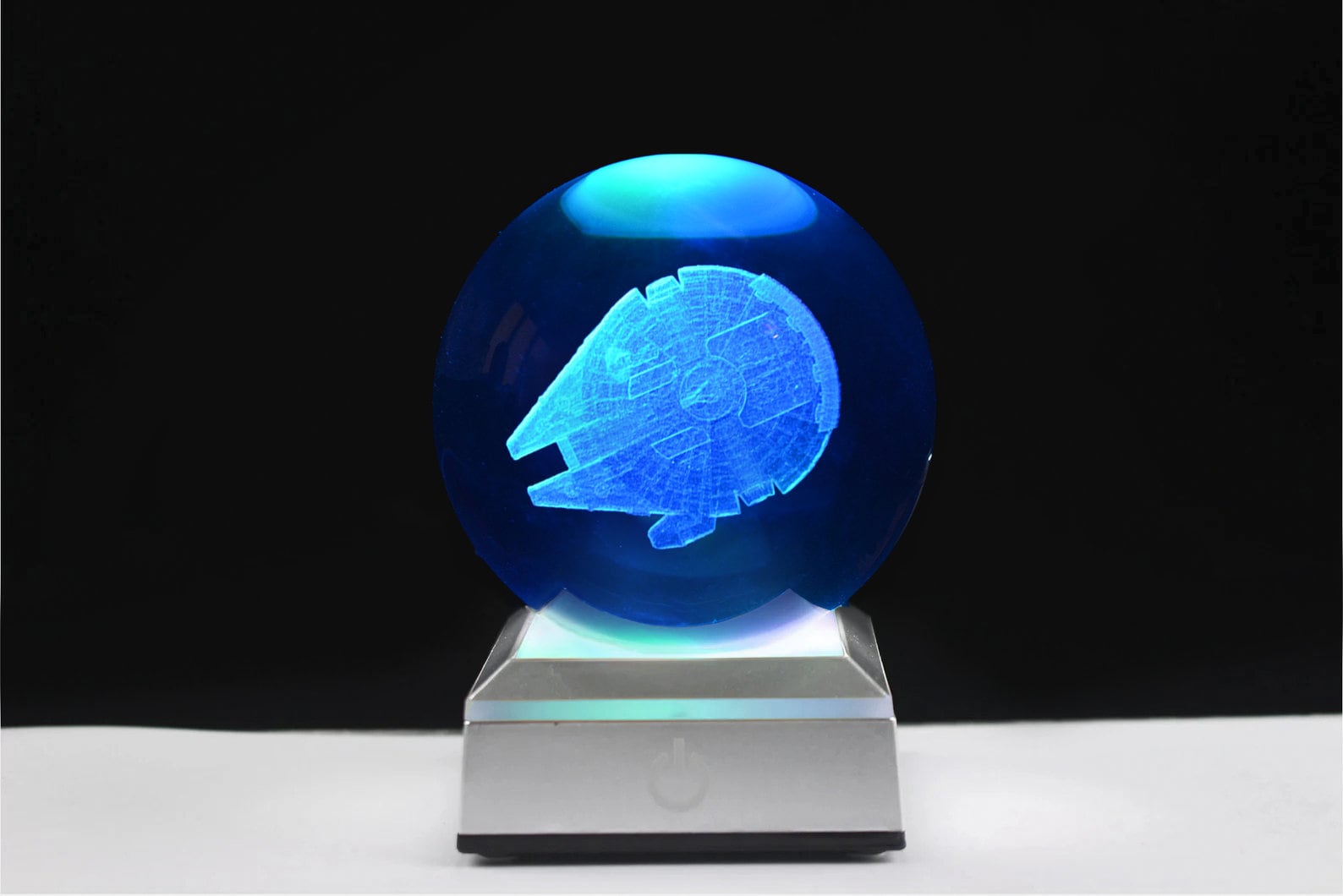 3D スターウォーズ 80 mm ホログラム ミレニアム ファルコン K9