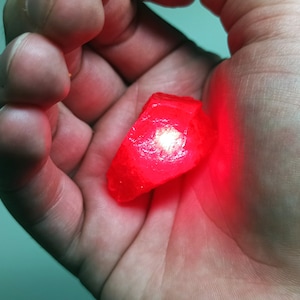 Thanos Infinity Reality Stone - Infinity Stones Real Shape Gem Glowing Movie Replica [See Presentation Movie]