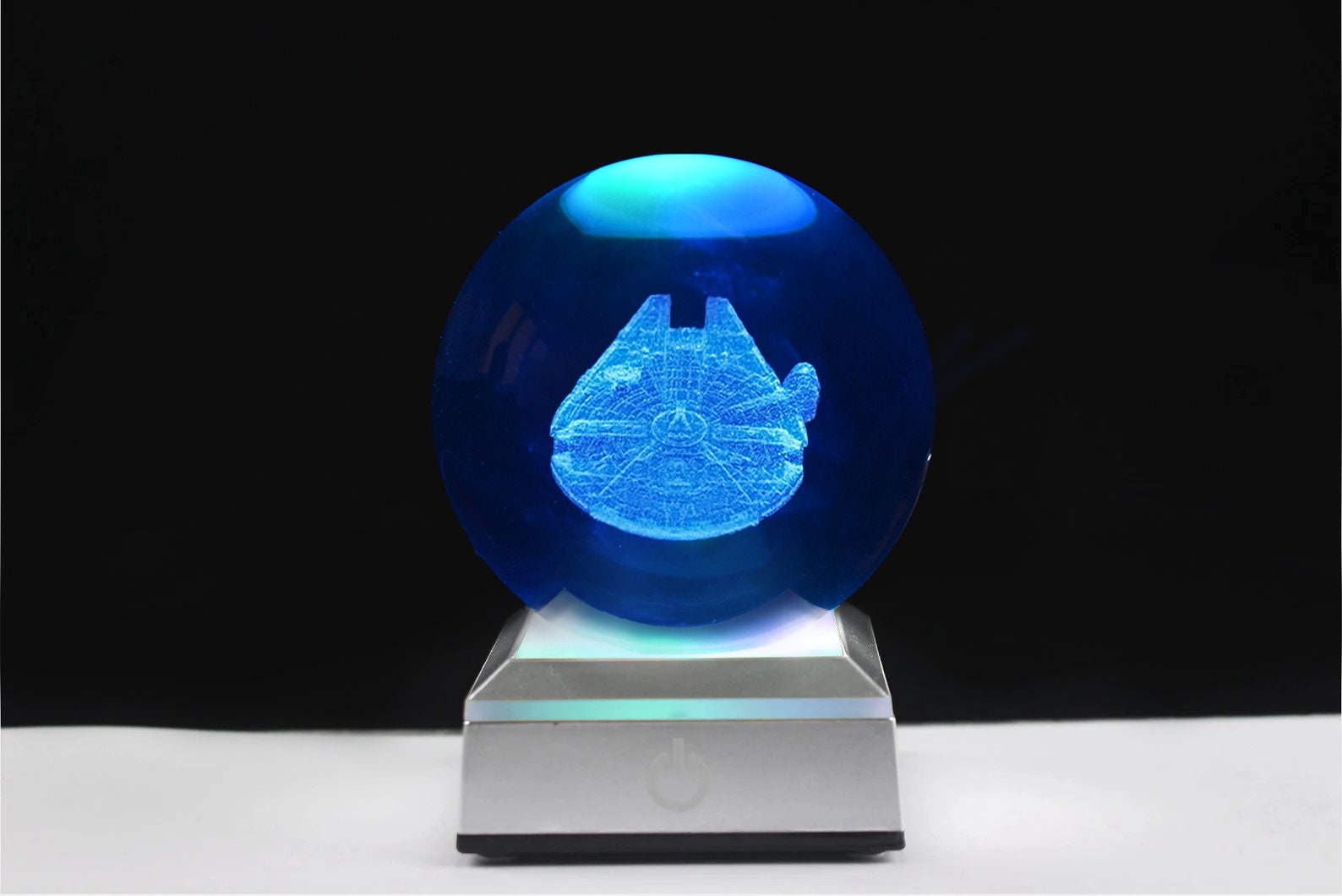 3D スターウォーズ 80 mm ホログラム ミレニアム ファルコン K9