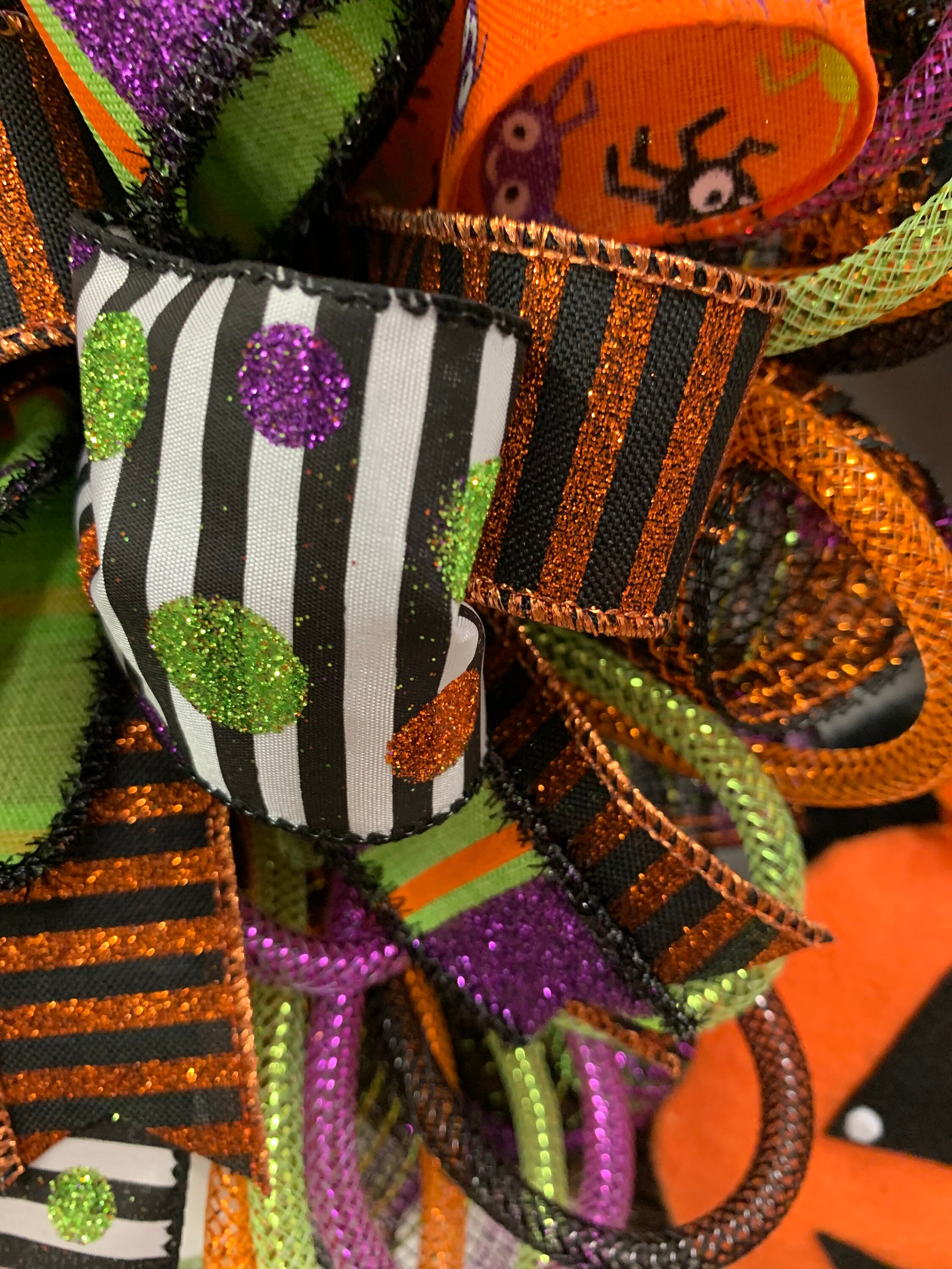 Couronne De Chat Noir D'Halloween Pour Porte D'entrée, Couronne De Vigne Naturelle De 55,9 Cm Avec Chat Noir, Rose, Hibou Et Baie, Couronnes D' Halloween Effrayantes Pour Porte D'entrée, Décoration