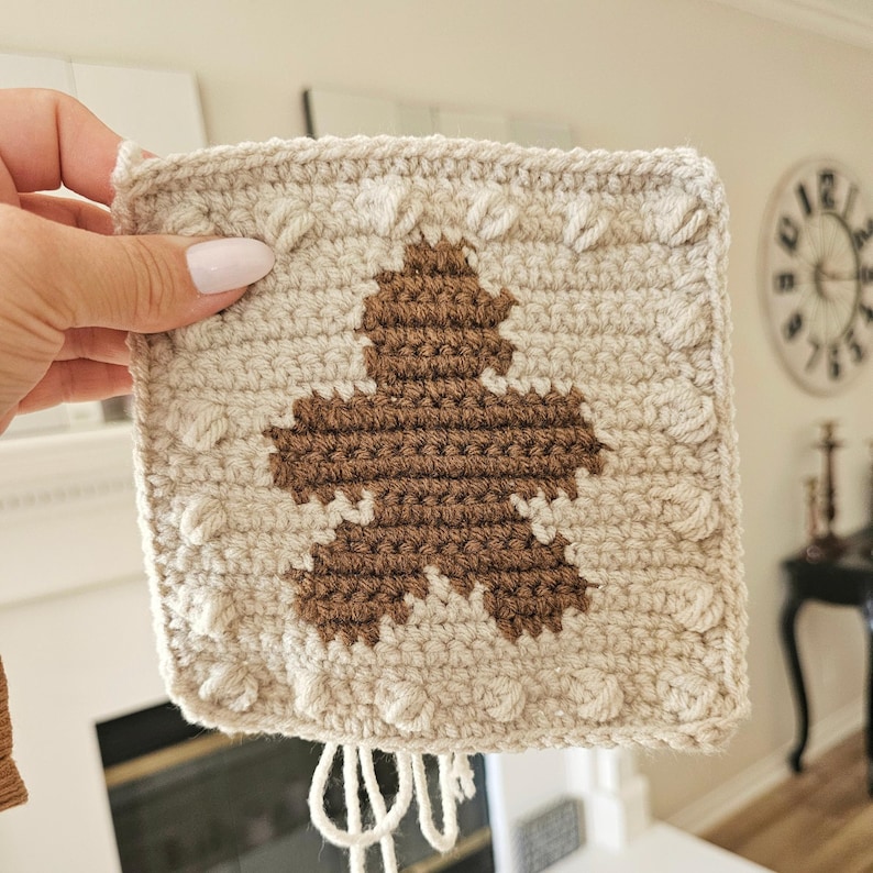 Christmas Crochet Granny Squares Pattern: Holiday Blanket (Digital Download)