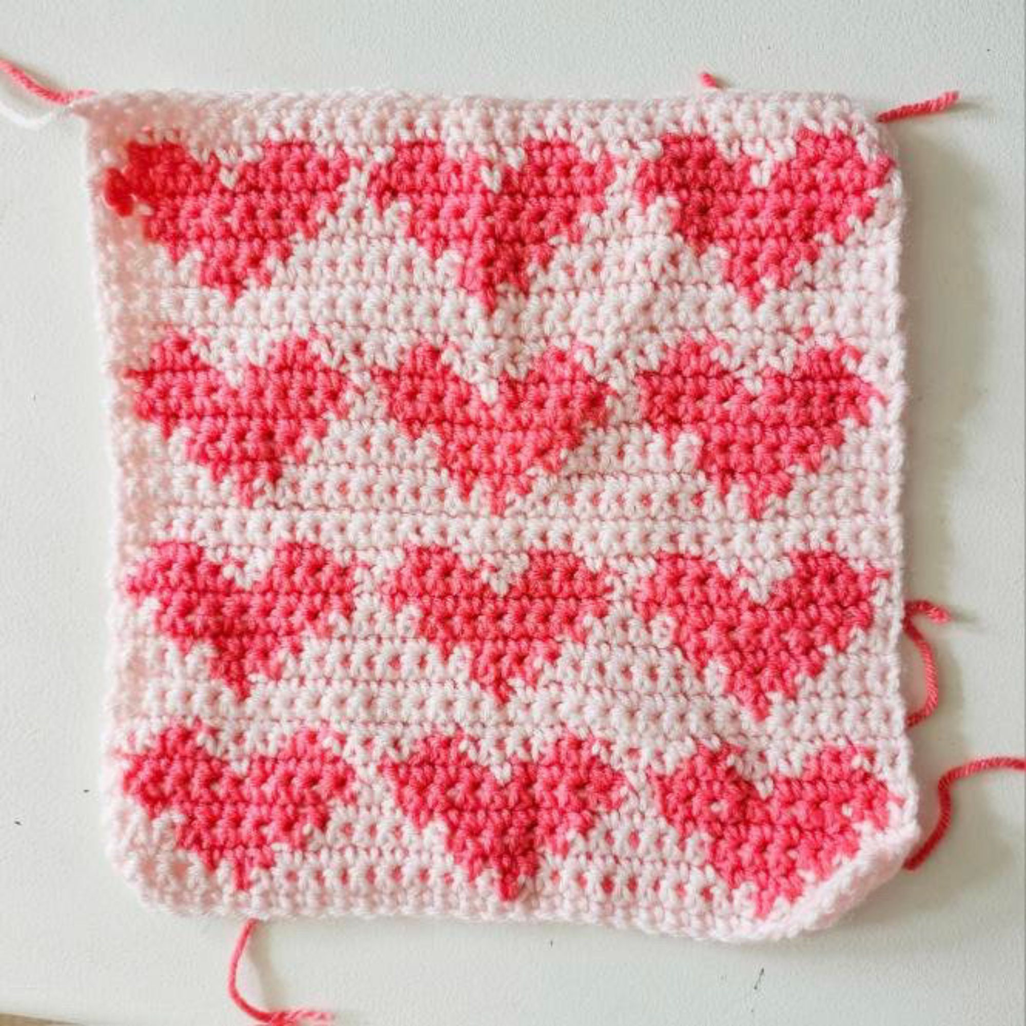 Heart Afghan Square Crochet Pattern Easy Crochet Pattern Etsy