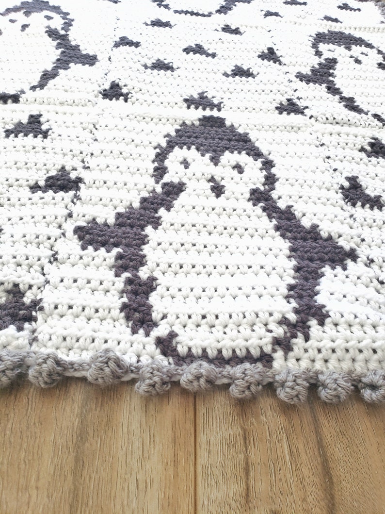 Crochet Penguin Blanket Pattern Crochet Baby Blanket - Etsy