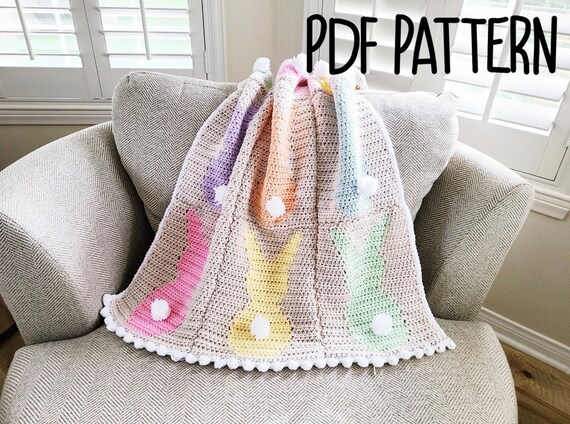 Bunny baby blanket crochet pattern shop