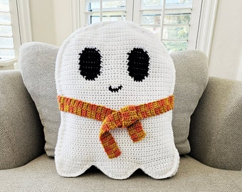 Crochet Pattern, Ghost Pillow Crochet Pattern, Halloween Crochet Pattern, Easy Crochet Pattern, Halloween Ghost Pillow Pattern, Kids crochet