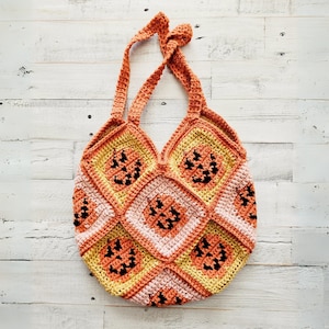 Crochet Pumpkin Bag Pattern: Halloween Trick-or-Treat Tote (PDF Pattern)