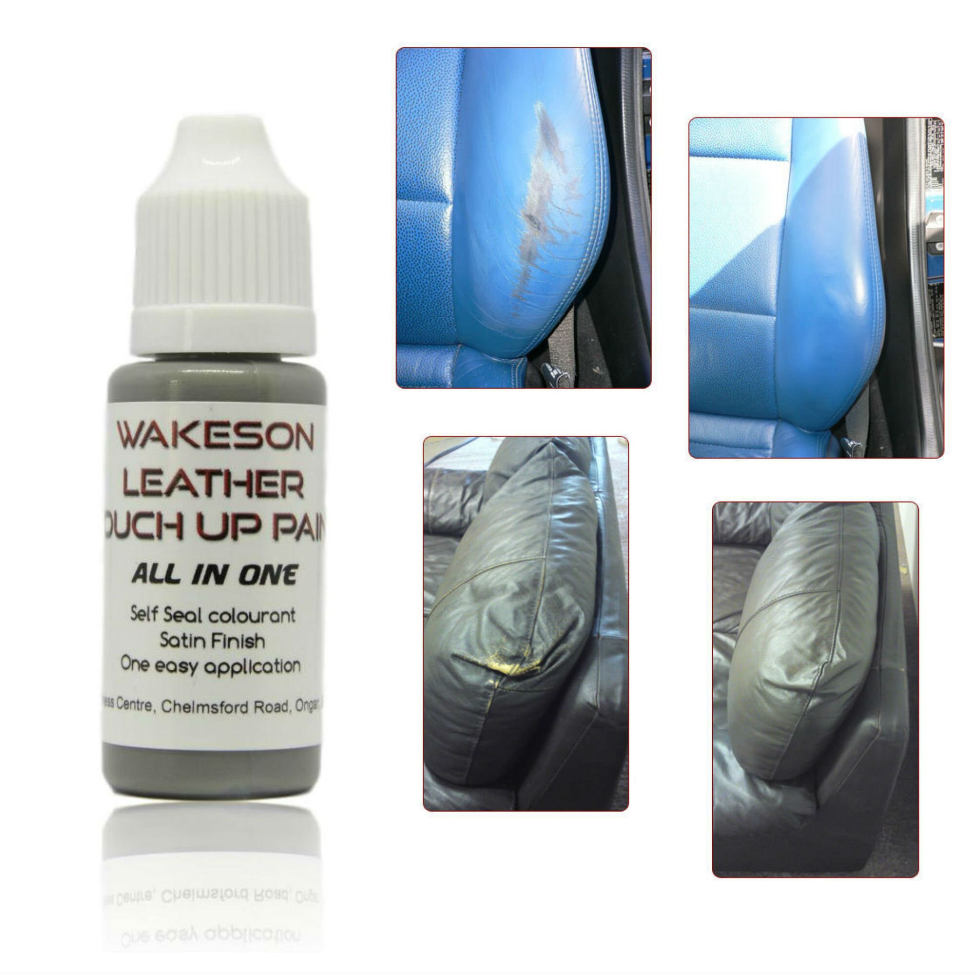 Silver leather deals dye
