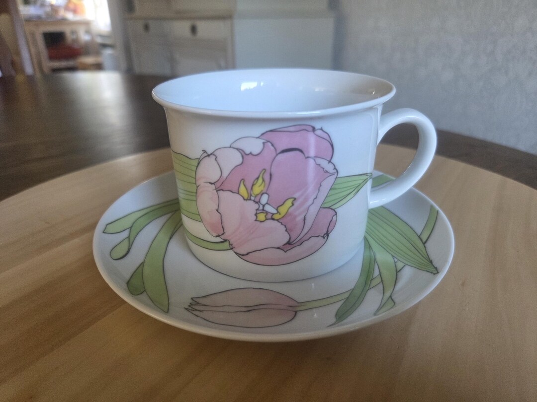 Vintage IKEA “manor House Tulip” Cup & Saucer – Marguerite Walfridson ...
