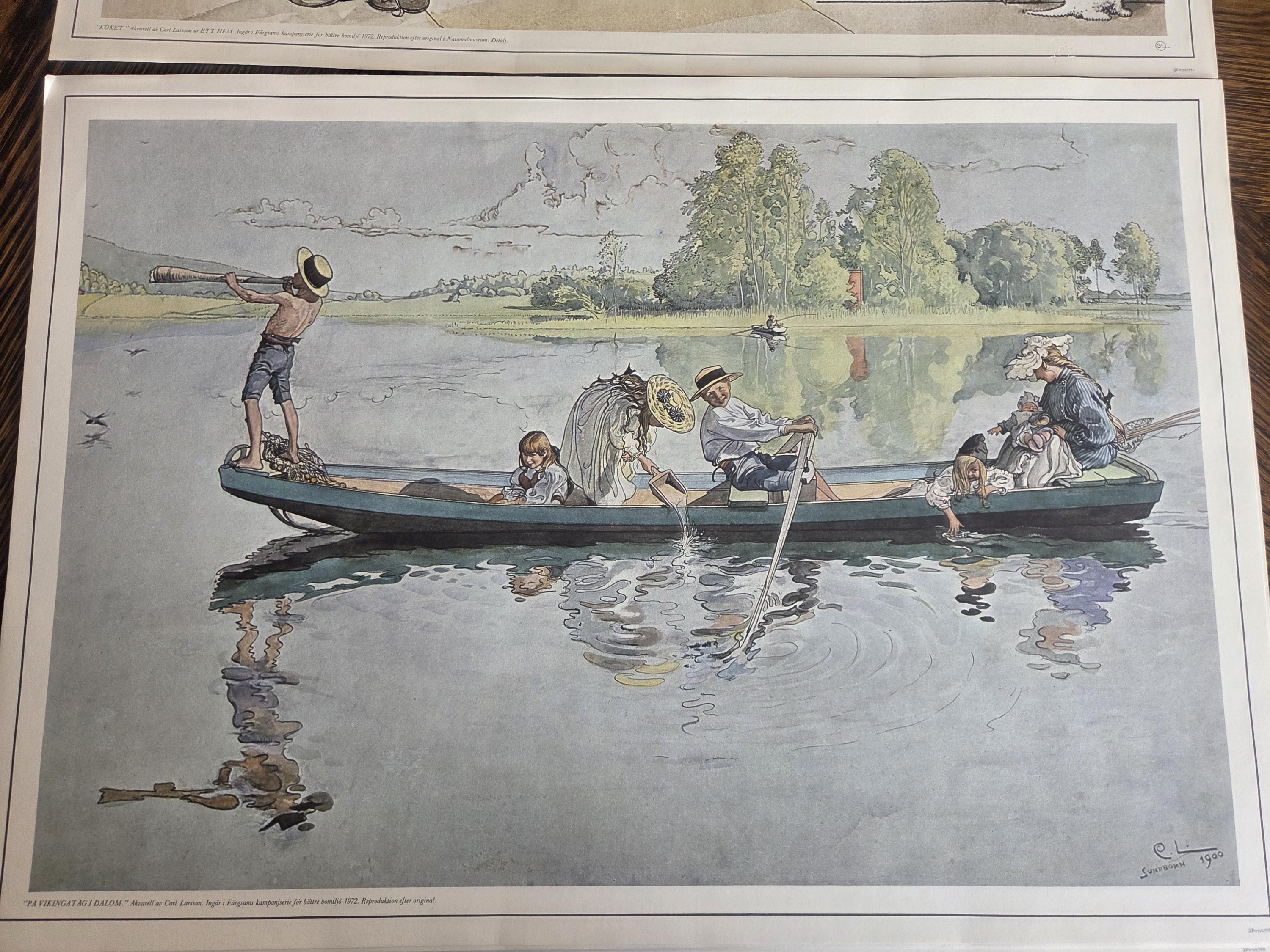 Vintage Carl Larsson Art Prints – Swedish Portfolio, 12