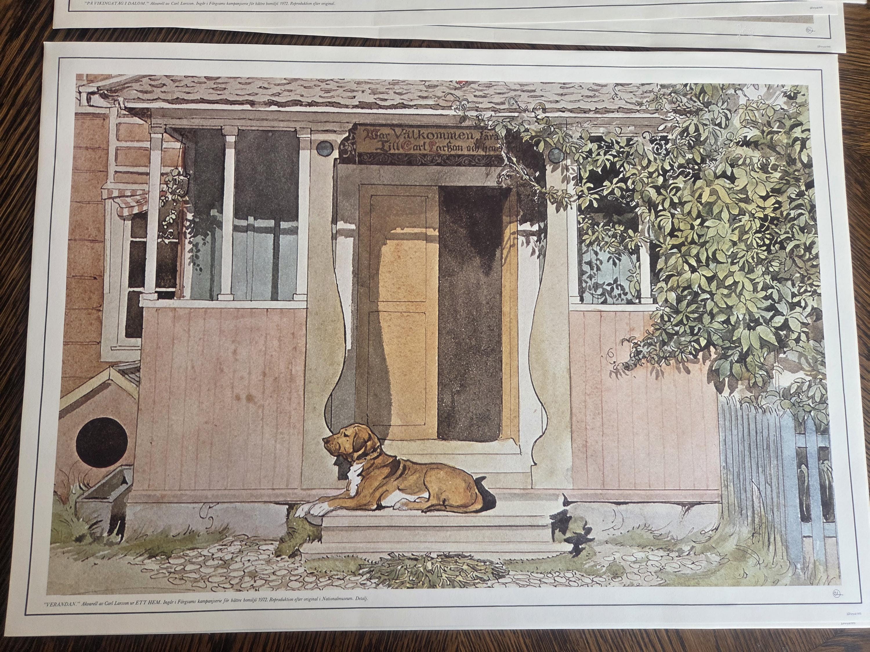 Vintage Carl Larsson Art Prints – Swedish Portfolio, 12