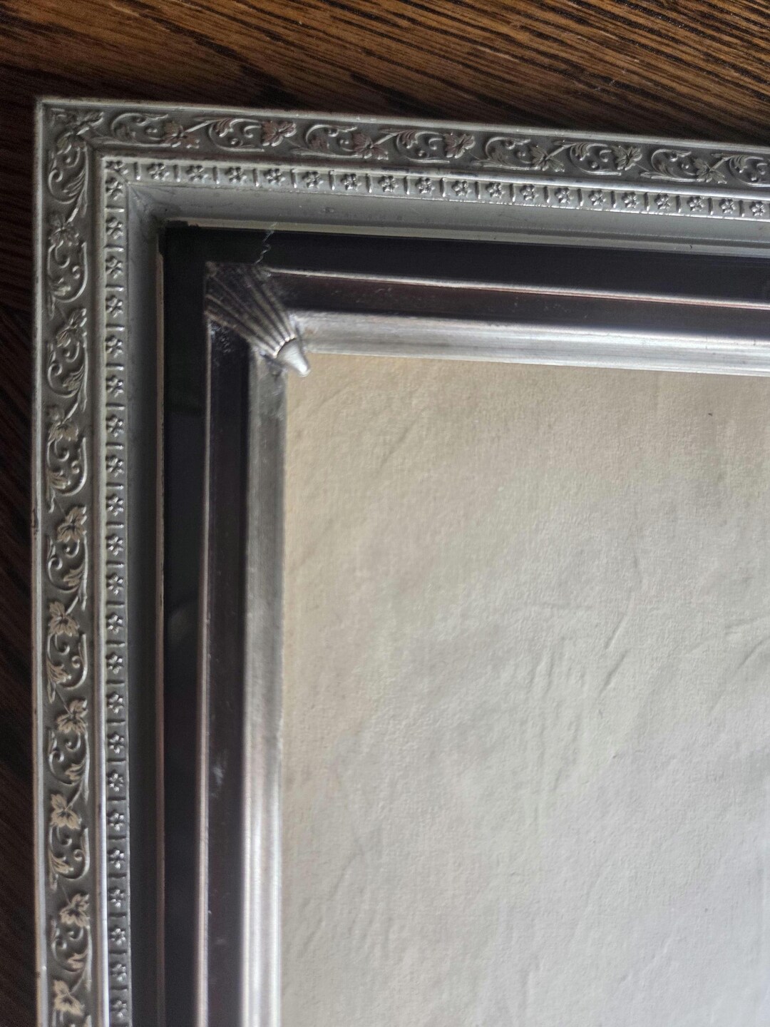 Vintage Swedish Metal Frames – Set of 2, One With Curved Glass, Boho ...