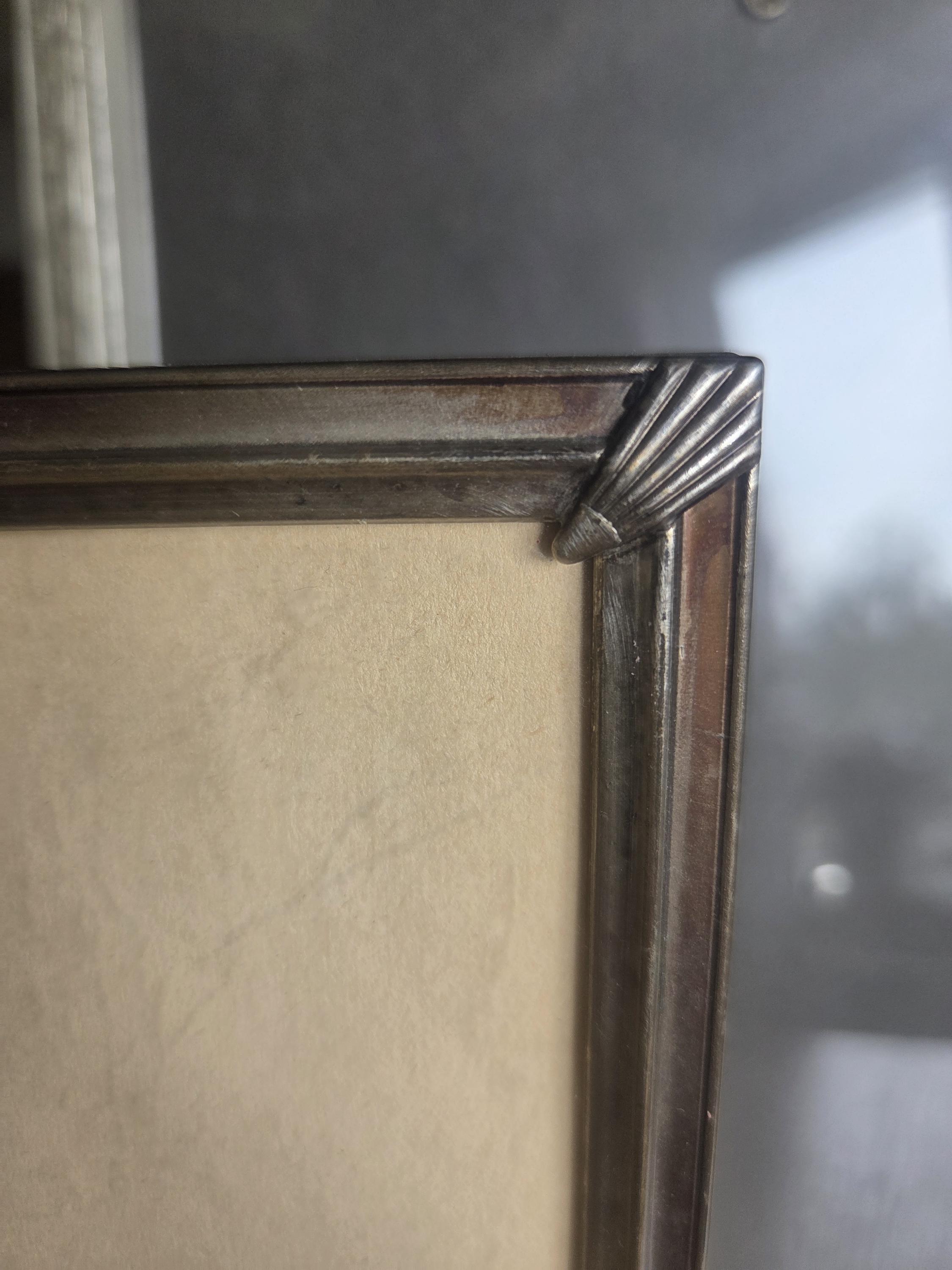 Vintage Swedish Metal Frames – Set of 2, One With Curved Glass, Boho ...