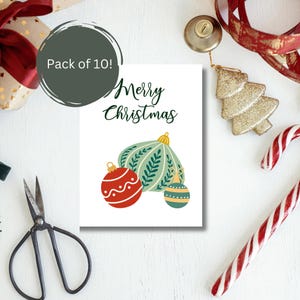 Kerstkaartenset | A2-kaartpakket wordt geleverd met enveloppen, pak van 10 | Cadeaus voor vrienden | Cadeaus voor collega's | Cadeauruil | Fijne post