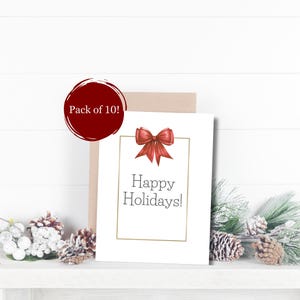 Kerstkaartenset | A2-kaartpakket wordt geleverd met enveloppen, pak van 10 | Cadeaus voor vrienden | Cadeaus voor collega's | Cadeauruil | Fijne post