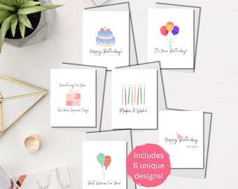 Happy Birthday Card Pack | Ships Fast | Gifts for Everyone