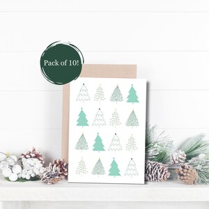 Kerstkaartenset | A2-kaartpakket wordt geleverd met enveloppen, pak van 10 | Cadeaus voor vrienden | Cadeaus voor collega's | Cadeauruil | Fijne post
