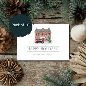 Kerstkaartenset | A2-kaartpakket wordt geleverd met enveloppen, pak van 10 | Cadeaus voor vrienden | Cadeaus voor collega's | Cadeauruil | Fijne post